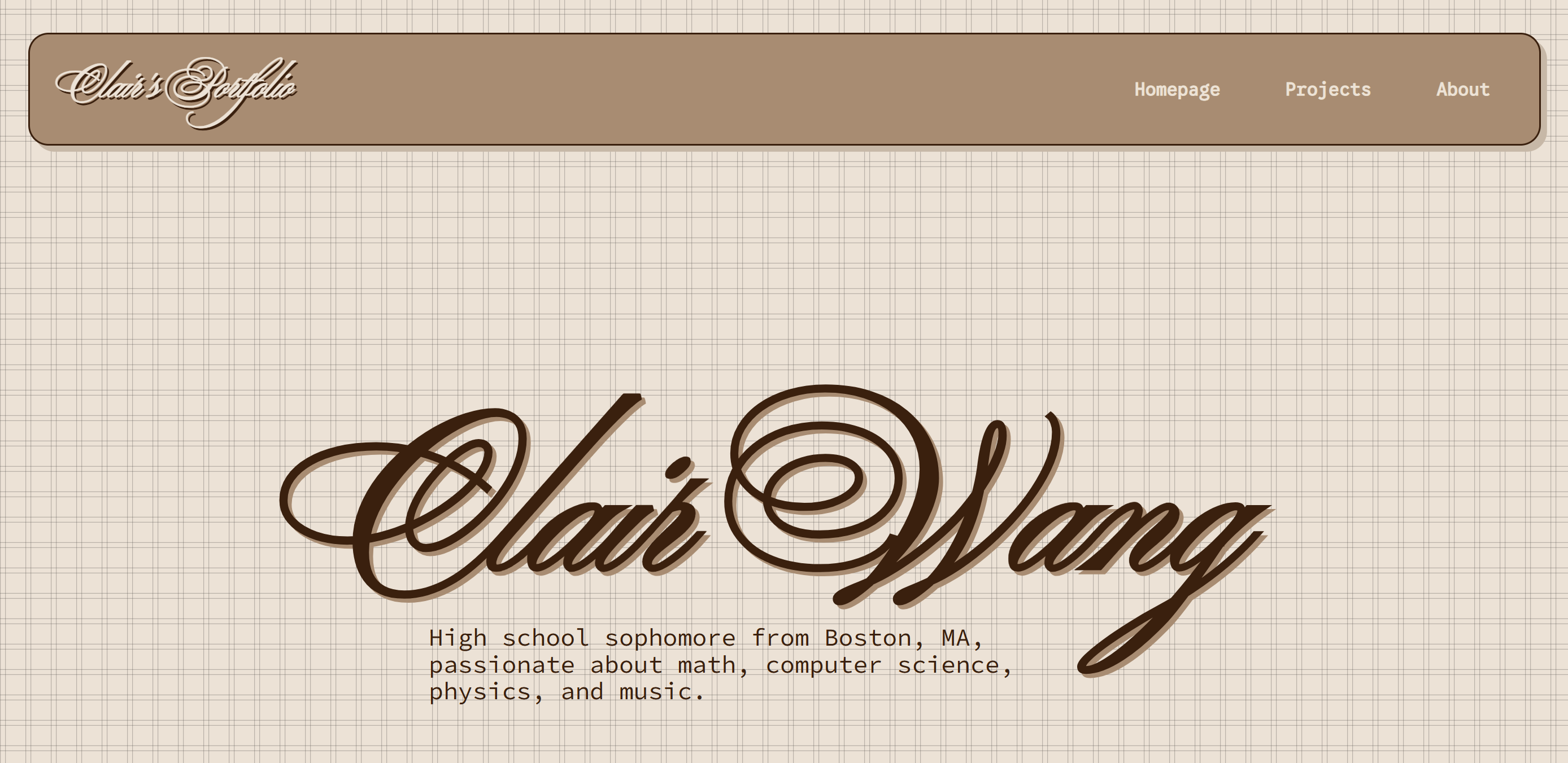 My Personal Website Image